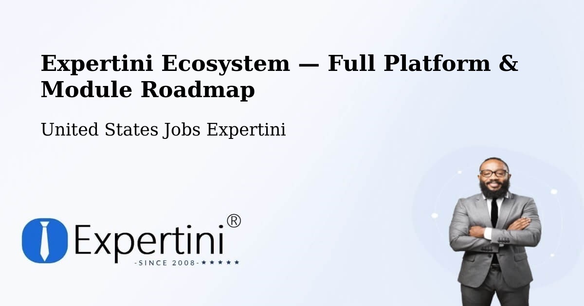Expertini Ecosystem — Full Platform & Module Roadmap – Lima